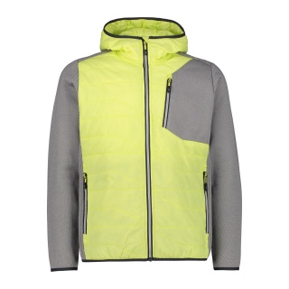 CMP Funktions-Hybridjacke mit Kapuze und Frontwattierung lime Herren